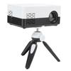 Mini Portable Projector LED Home Theater Video Media Player Projector with Rack 100‑240V Black