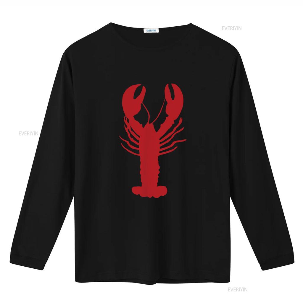 Lobster T Shirt for and Kids vintage Washed homme Unisex fashion Stretched designer clothes Top For Everyday Wear Casual