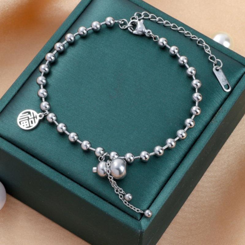 Koreanisches Dongdaemun Titanstahl Damenmode Armband - Edelstahl, High-End, Grenzüberschreitendes Design.