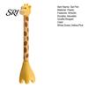 Novelty Gel Pen 2pcs Giraffe Shape Cute Cartoon Animal Even Ink Distribution Creative Pedestal Design for School Students Party Office Comfortable