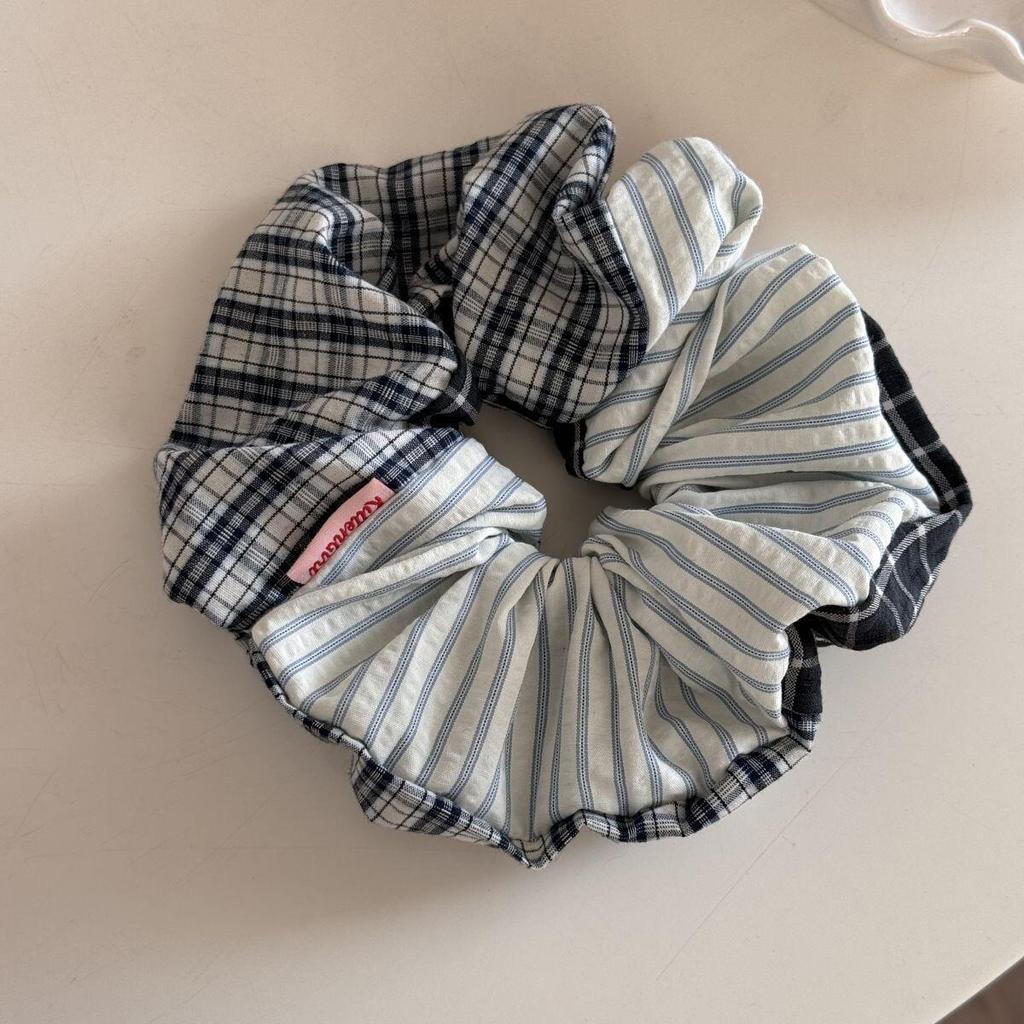 Scrunchie Coreano in Pizzo con Volant e Fiocco - Accessorio per Capelli Carino e Dolce