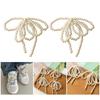 Pearl Bows Shaped Shoe Clip for Keychain Earrings Neckalce Jewelry Making Tool