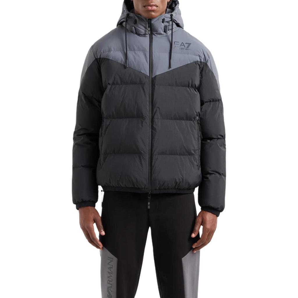 EMPORIO ARMANI EA7 Puffer Jacket Men's Black 6DPB30P-NDOZ-1200