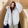 Winter Hooded Cotton Coat Women Thickened Parka Jacket Versatile Workwear Fashion Outwear