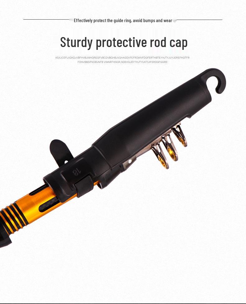 Portable Ultra-Light Ultra-Hard Mini Telescopic Sea Rod for Long-Casting Lure Fishing