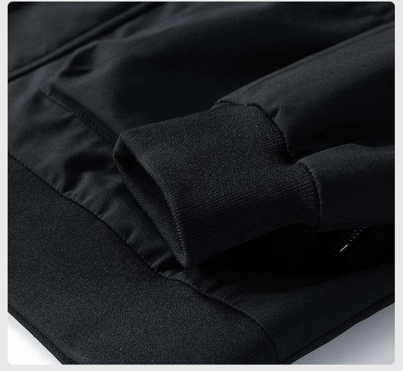 Men's Hooded Reflective Jacket for Spring and Fall Outdoor Activities
