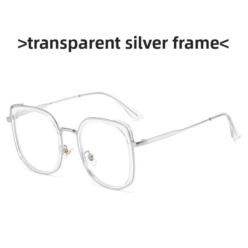 Modern Square Blue Light Blocking Glasses Frame For Men And Women With Pc Lenses
