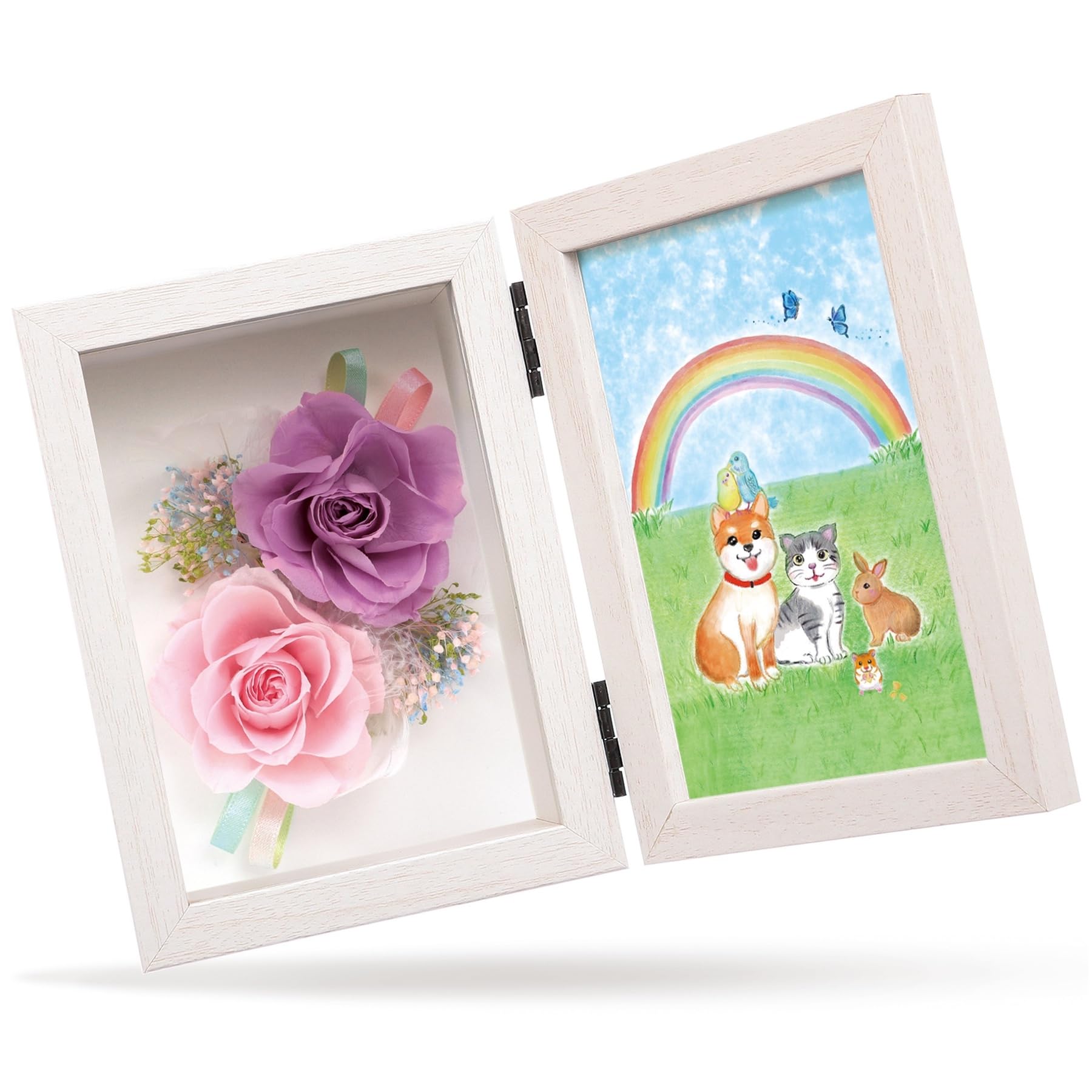 

Lilys Preserved Flower Photo Frame Rainbow Bridge pp2nh [liLYS épice] épice (White Frame)