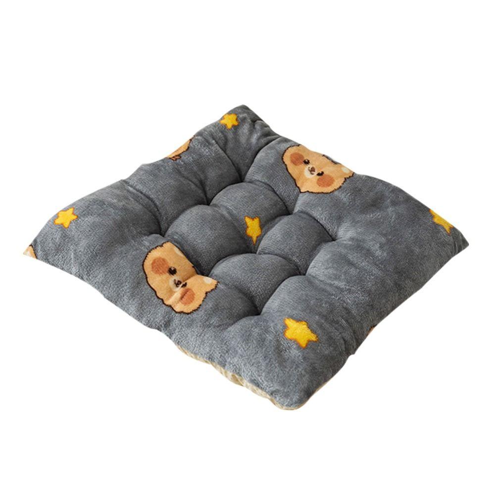 Cartoon Chair Pad Plush Stool Cushion Portable Floor Pillow  for Home&Office