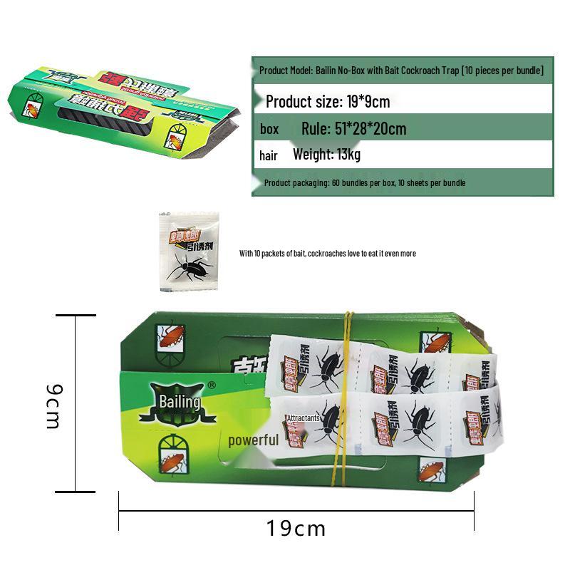 Effektive Schabenfalle für Innenräume - Kontinuierlicher Klebefänger für den Hausgebrauch