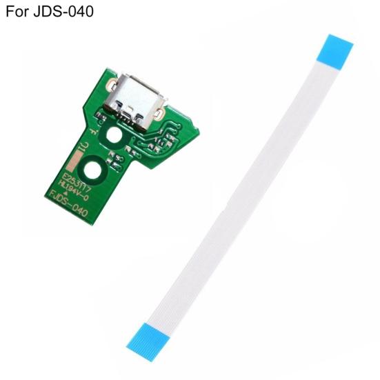 Charging Port Board Lightweight Precise 12Pin Flex Cable USB Charging Port Socket Board for Sony for PS4 JDS-030/JDS-040/JDS-055