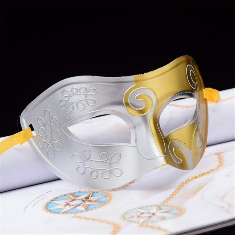Halloween Mask New Translucent Creative Mask Masquerade Masquerade Party Half Face Decorative Mask