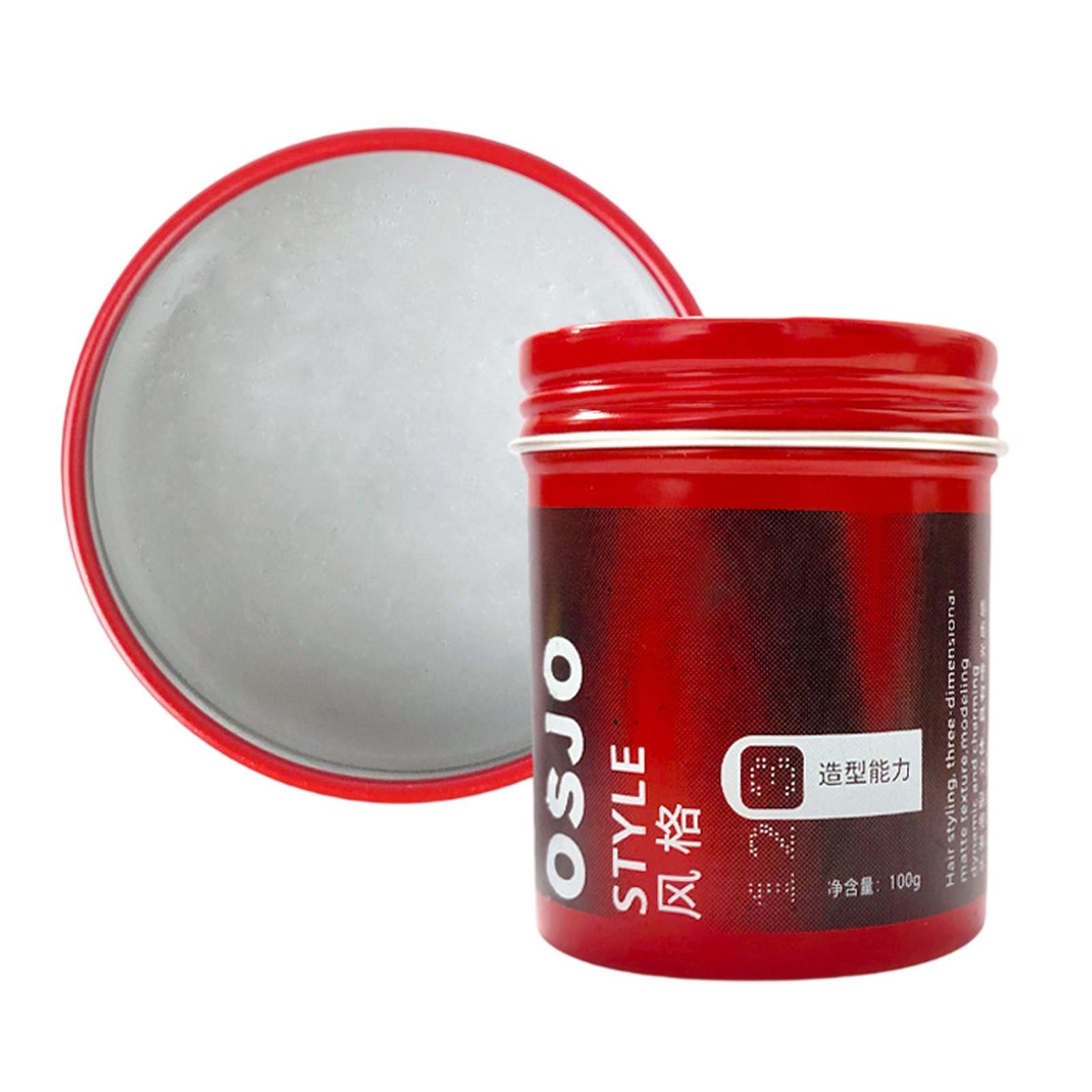 

ВОСК ДЛЯ ВОЛОС Натуральная Глина для Волос Стайлинг Стойкий Увлажняющий Воск для Волос One Size красный