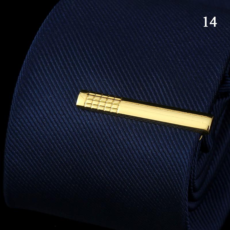 New Fashion Men'S Tie Clips Metal Necktie Daily Business Wedding Ceremony Tie Clip Pin Men Fashion Party Jewelry Accessories Gif