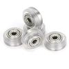 5Pcs POM Pulleys 625zz Bearing Passive Round Wheels Rollers Compatible for 3D PrinterWhite