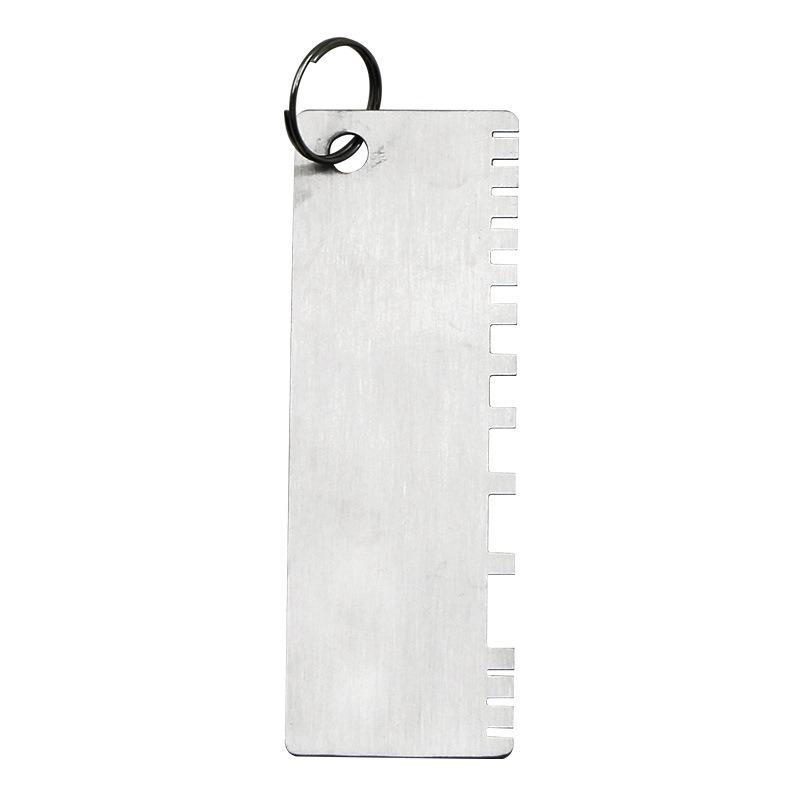 Stainless Steel Gauges 1.0 X 2.8 Inches Single Sided Gauges For Wood Iron Steel Leather Measuring Tool Parts