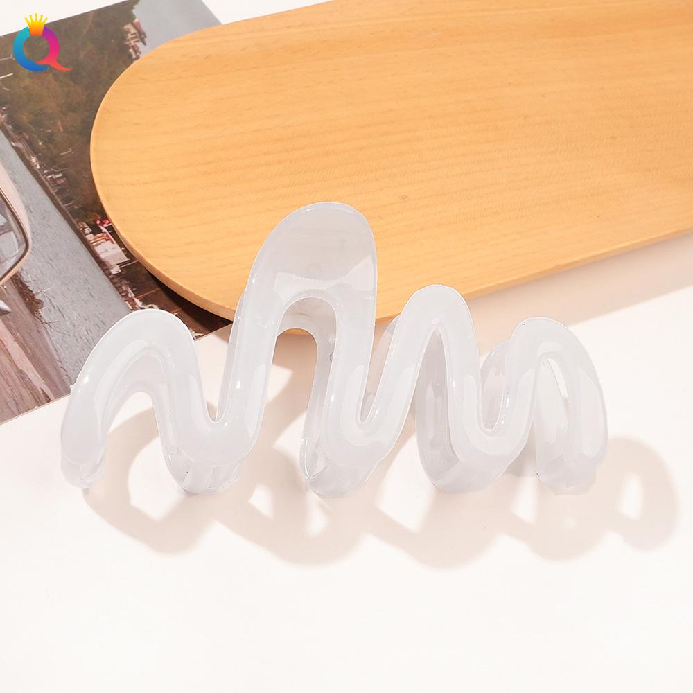 Colorful Grip Wavy Hair Clip Back of Head Clip Hair Clip Updo Shark Clip Hair Accessories
