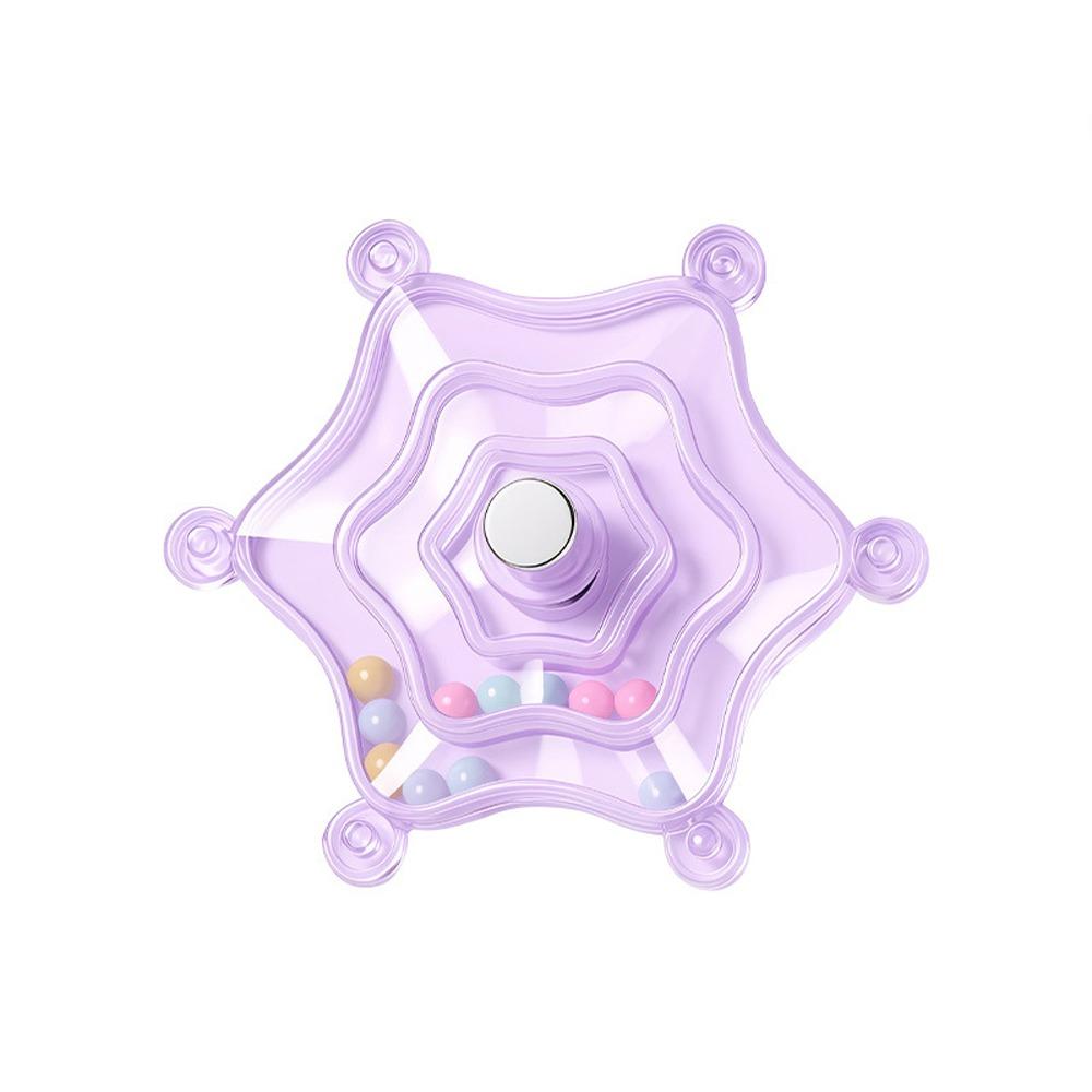Bite Resistant Birdcage Chewing Puzzle Toy Colorful Beads Interactive Spinning Wheel Bird Play