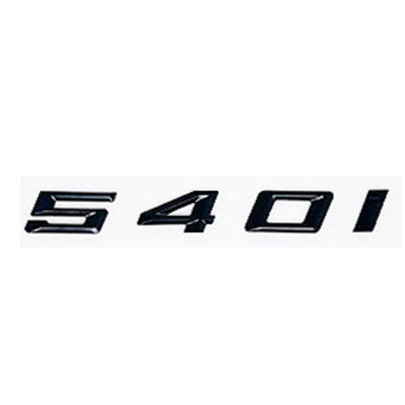 Car 3D ABS Trunk Letters Logo Badge Emblem Decal Sticker For BMW 5 series 520i 525i 528i 530i 535i 540i E39 E60 E61 F10 F11 G30