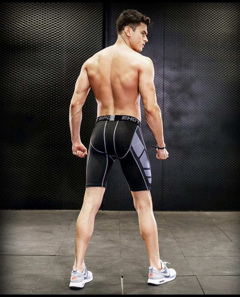 Men's Quick-Dry Sports Tights for Running, Cycling, and Training