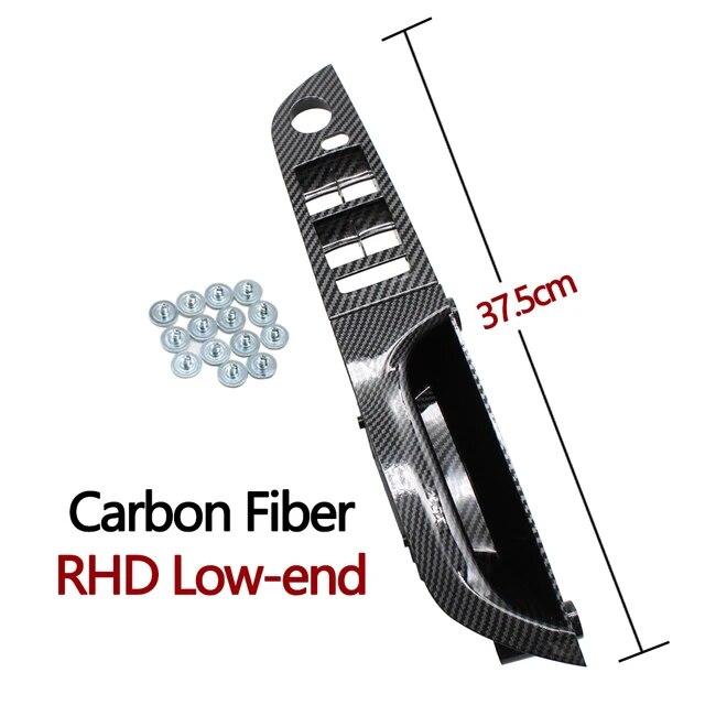 LHD RHD Carbon Fiber Interior Door Armrest Pull Handle For BMW 3 Series E90 E91 316 318 320 325 328i 2004-2012