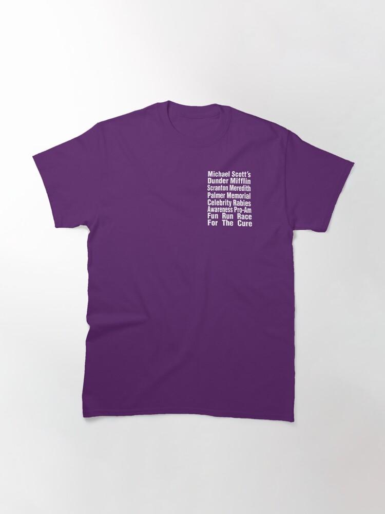 The Cure The Office T-Shirt - Michael Scott's Fun Run Race for the Cure Classic T-Shirt
