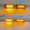 2Pieces Dynamic LED Fender Side Marker Turn Signal Indicator Repeater Light For Opel Omega B Stufenheck Caravan 1994-2003