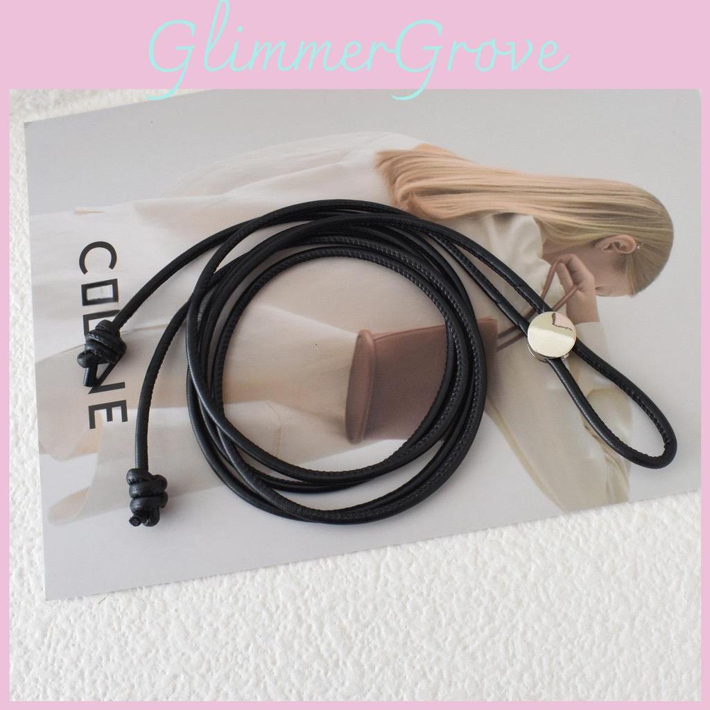 Stylish Womens Soft Leather Thin Waist Belt For Dresses And Sweaters In Multiple Colors