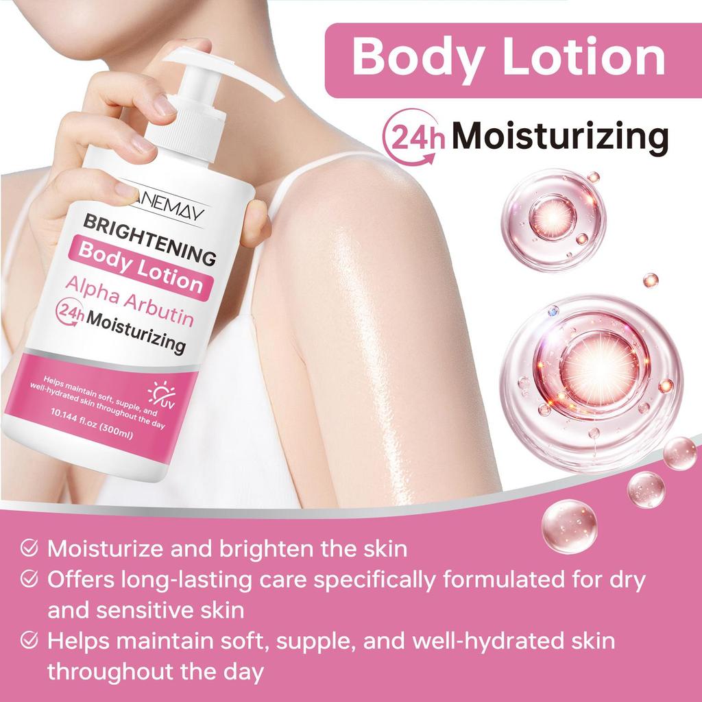 Brightening Body Lotion-Moisturize And Brighten The Skin-Offer Long-lasting Care For Dry And Sensitive Skin-300ml
