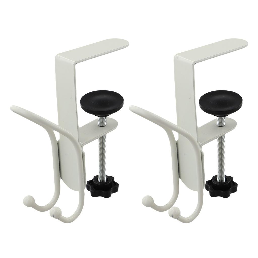 Desk Mount Hook Adjustable for Headphones Bags with Portable Jig Style Design