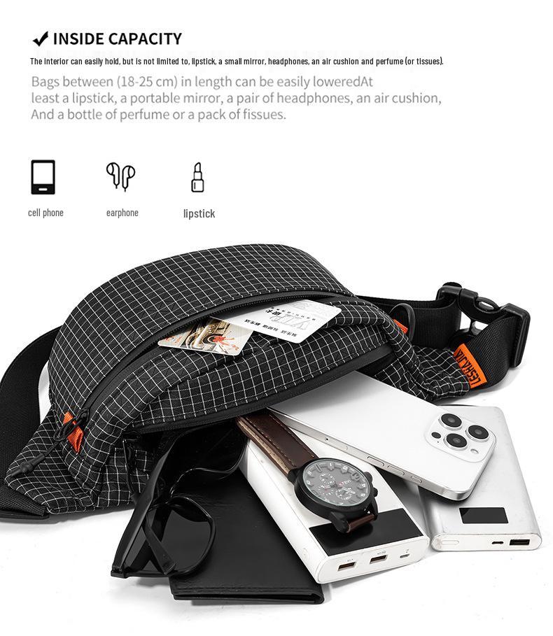 2025 Japanese-Style Cute Casual Crossbody & Waist Bag - Fresh, Sporty & Sweet Shoulder Bag