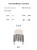 Women's Rolled Edge Striped Cashmere Sweater - Autumn/Winter Thin Knit, Loose Casual Wool Sweater