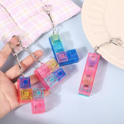 PVC Button Keychain Toy Mechanical Keyboard Mechanical Switch Key Chain  Fun Gifts