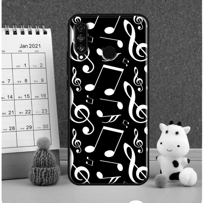 Treble Clef Music Note For Huawei Nova Y72 Y70 Y91 Y90 Y60 Y61 Y73 3i 7i 8i 11i 12i 9 10 SE P20 P30 P40 Lite Case
