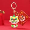 Cute Snake Year Keychain Resin Chinese New Year Pendant Zodiac Snake Lucky Snake Key Ring  Kids