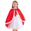 Princess Dressing up Costumes Princess Cloak with Hood Furs Short Hooded Cloak Cosplay Halloween Christmas Costumes