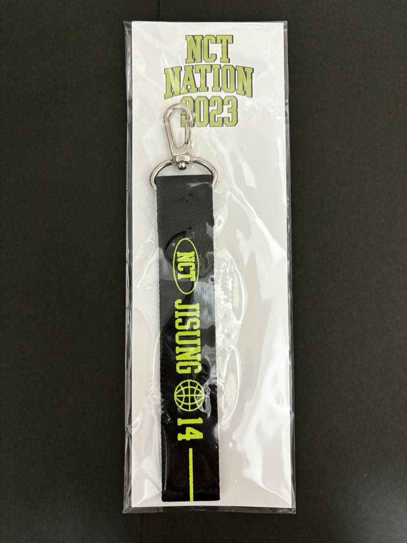 [Б/У] Анонимная доставка NCT NATION Джисон Брелок-значок с именем