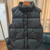Down jacket vest women's new single-breasted outer wear stand-up collar down vest sleeveless white duck down vest