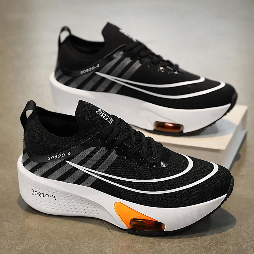 Tenisky Nové párové ležérní boty Módní všestranné boty se silnou podrážkou a měkkou podrážkou, prodyšné a lehké běžecké boty se vzduchovým polštářem