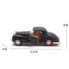 1:36 Mini Stimulation Alloy Classic Car Alloy Pull Back Retro Convertible Car Model Simulation Mini Vehicle Ornament