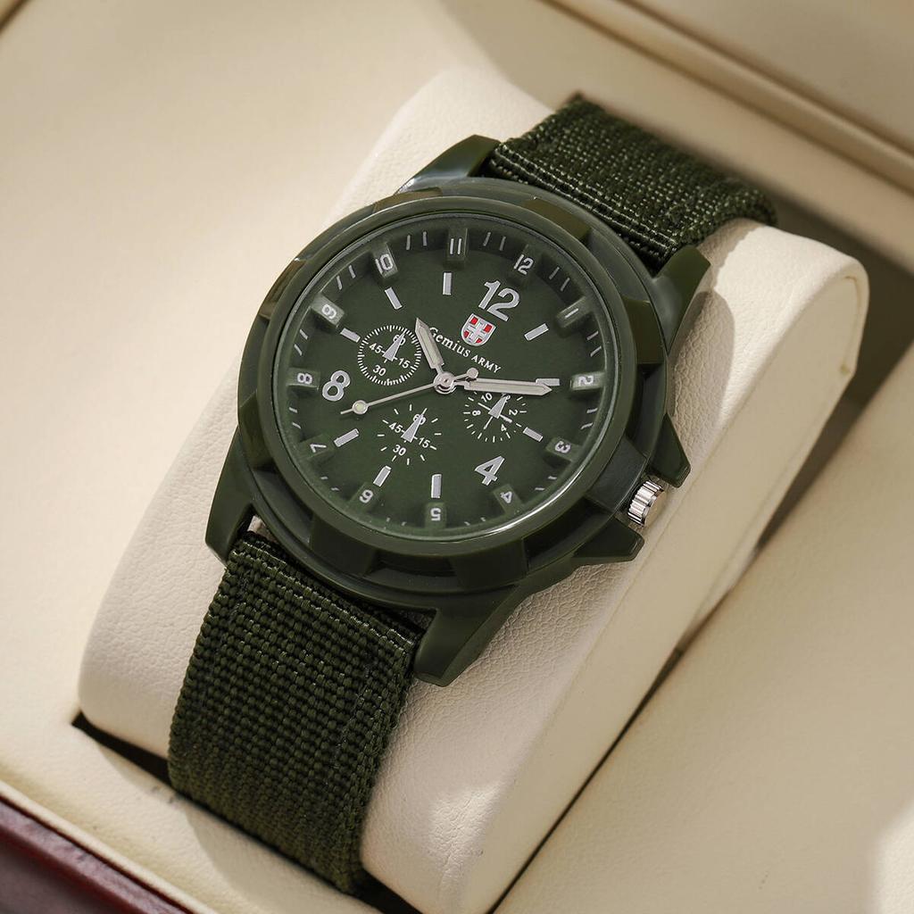 Men Military Watches Casual Nylon Band Mens Sport Quartz Watch Relogio Masculino Reloj Hombre