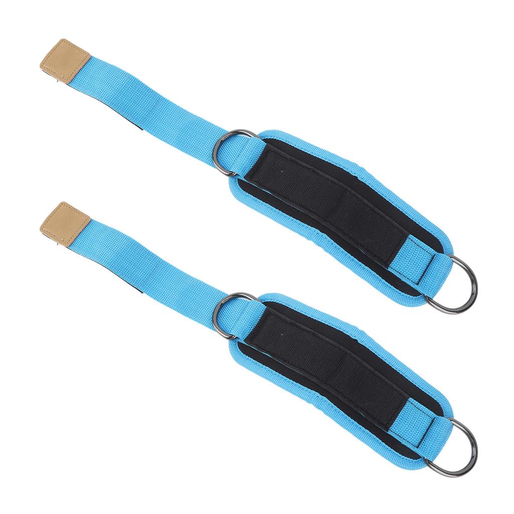 2PCS Ankle Strap for Cable Machine Kickbacks Iron D   Gym Ankle Cuff for Fitness Workout