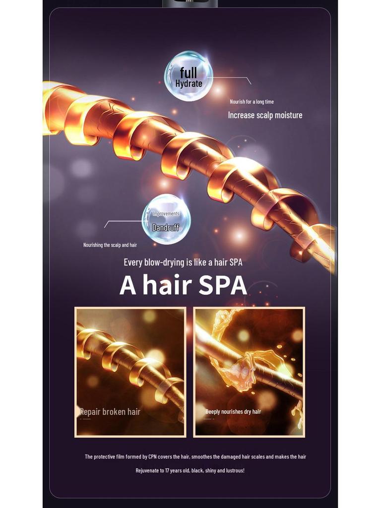 Higher Power Student-Friendly Hair Dryer with Gentle Hair Care