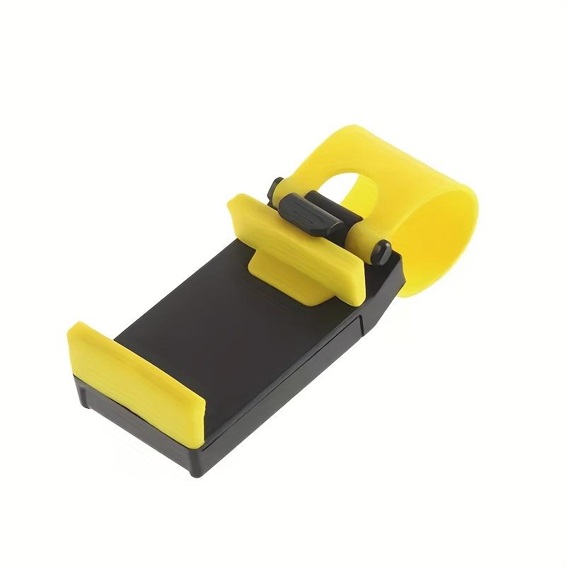 1pcs Car Phone Holder Mounted On Steering Wheel Cradle Smart Mobile Phone Clip Mount Holder Car Accessories Interior Mounts
