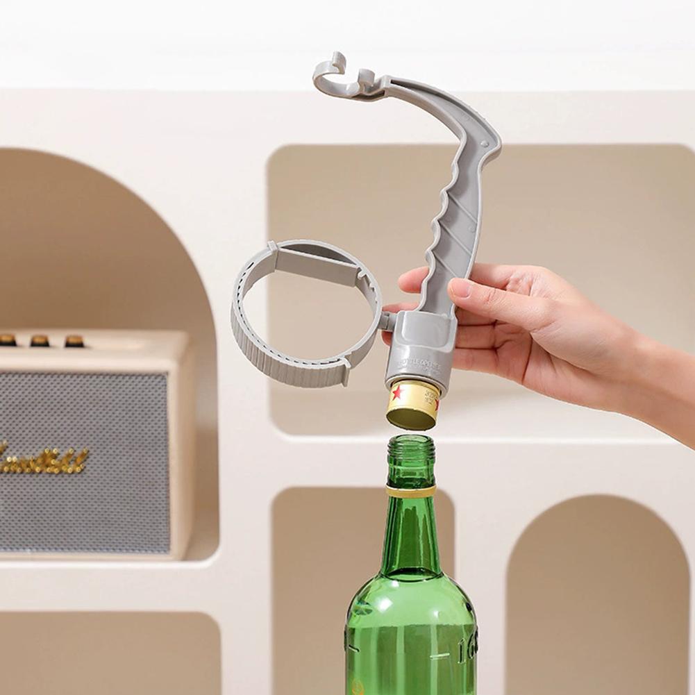 Beverage Handle Soda Water Beverage Bottle Plastic Cola Grip Function) Opener Handheld Bottle Pouring (with Handle Bottle H Z5K9