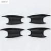 Car Door Handle Bowl Cap Pull Doorknob Catch Decoration Cover Trim For Chevrolet Tracker Trax  2024 Carbon Fiber Accessories