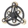 Fingertip Gear Toy 4 Gears Decompression Metal Finger Hand Brass Gear Toy for Stress Relieving