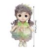 Full Body Girls' Doll with Clothes Dolly Girl Dress Up Toys Baby Doll 20cm Dress Doll  Children
