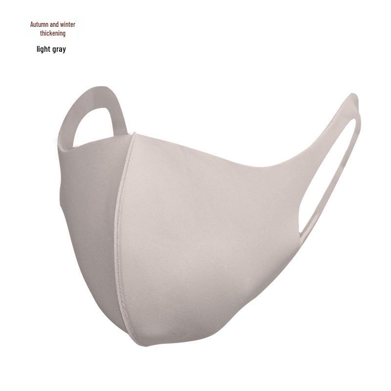 Summer 3D Ice Silk Cycling Mask, Breathable & Fashionable Black for Women