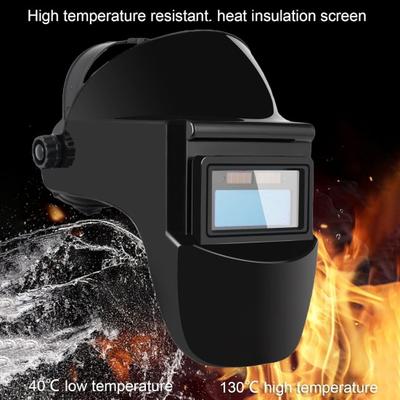 Auto Darkening Welding Helmet Large Viewing Screen True Color Lightweight Arc Weld Protective Helmet Hood Electric Soldering Glasses